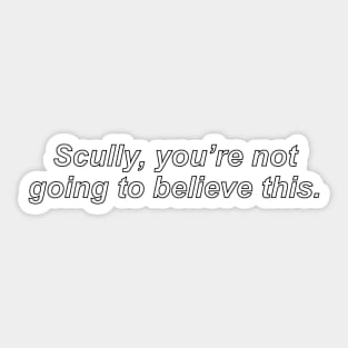 X-Files Meme Sticker